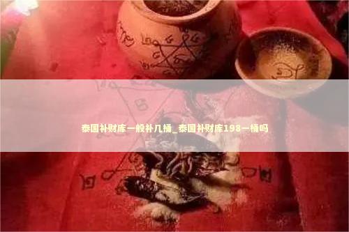 泰国补财库一般补几桶_泰国补财库198一桶吗